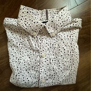 RW&CO White medallion dress shirt